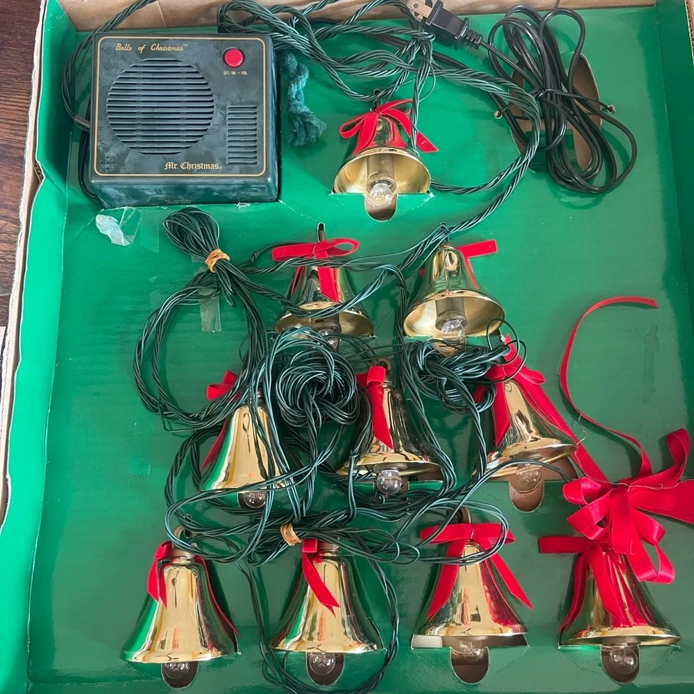 Bells of Christmas Musical Lighted Ornaments - Picture 2 of 4